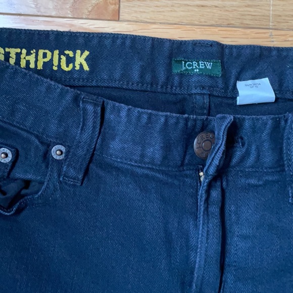 J. Crew dark wash toothpick jeans size 31 - Picture 2 of 6